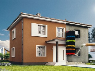 Покраска здания в Пензе. Покрасим фасад дома